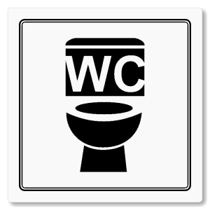 WC, 118x118mm, bílá, Utah